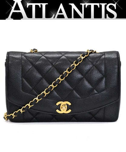 CHANEL Diana 22 Matelasse Caviar Leather Bag Size ONE SIZE