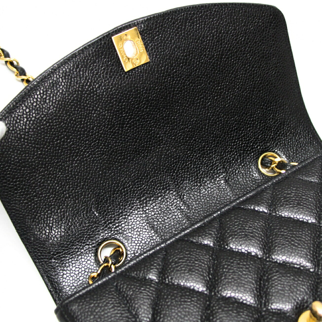 CHANEL Diana 22 Matelasse Caviar Leather Bag Size ONE SIZE