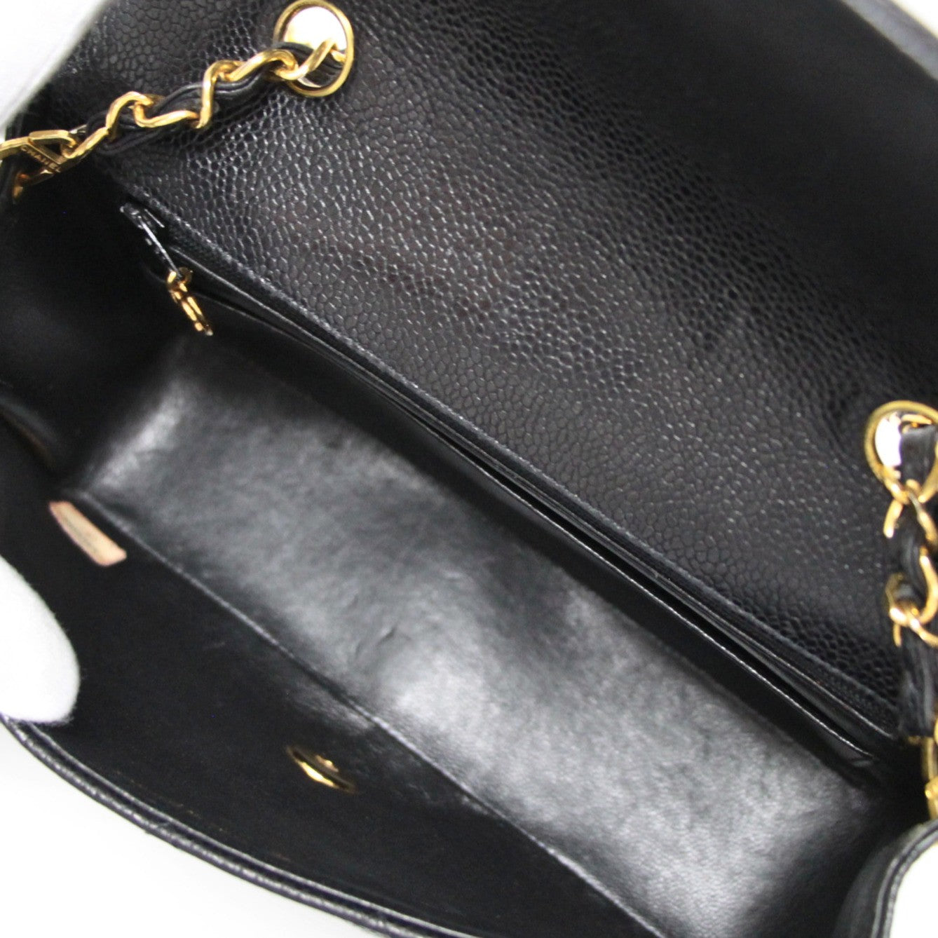 CHANEL Diana 22 Matelasse Caviar Leather Bag Size ONE SIZE