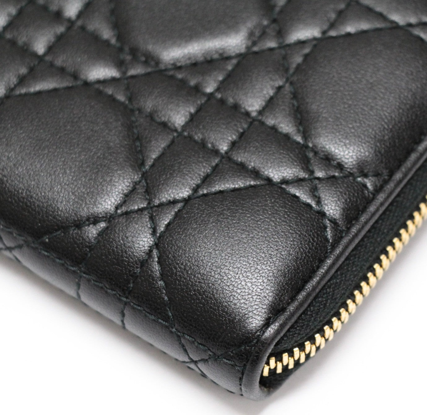 Christian Dior Voyage Lady Dior Cannage Wallet Size ONE SIZE