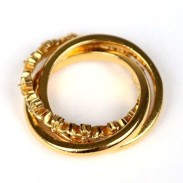 CHROME HEARTS 22K Tiny ECH Plus Trinity Ring Size ONE SIZE