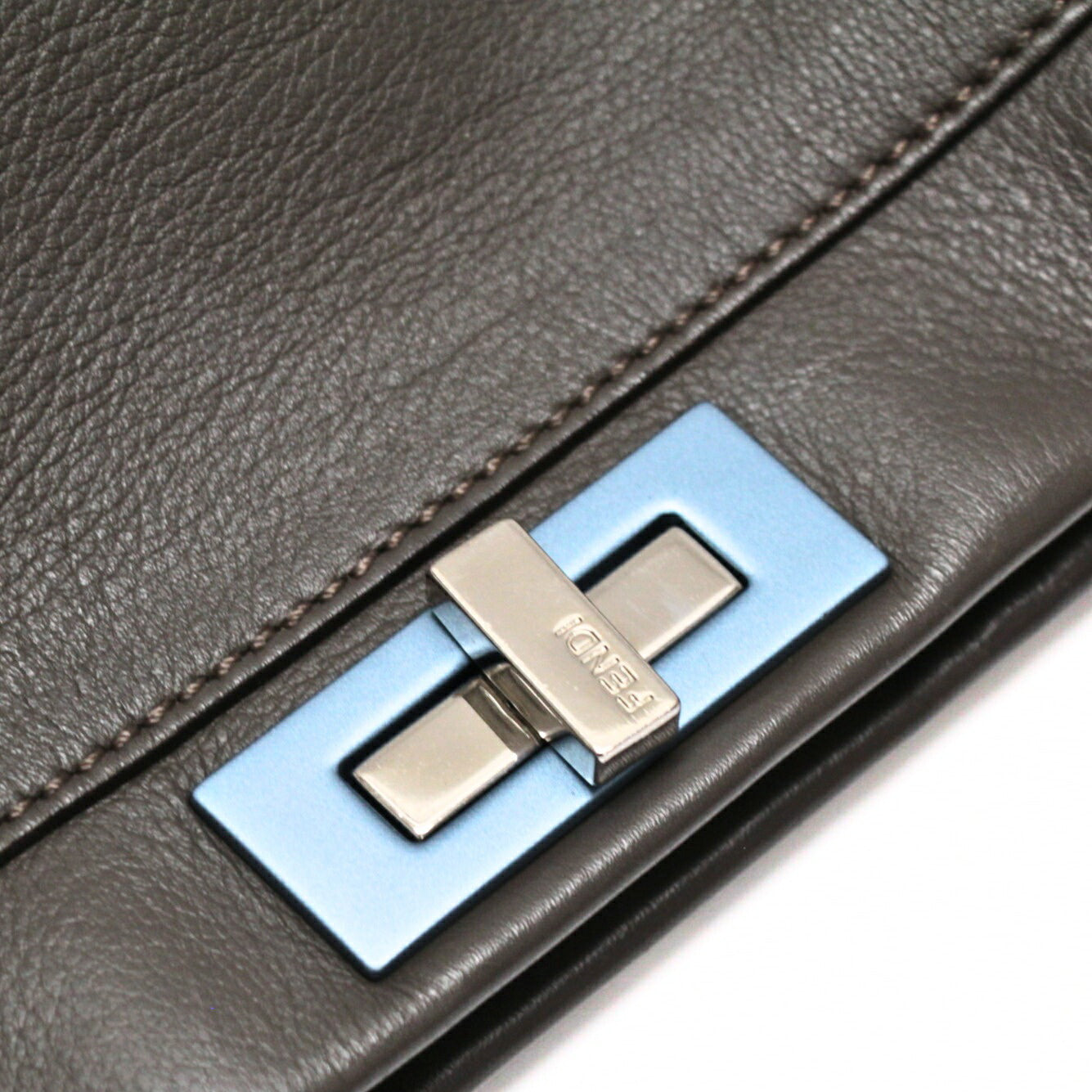 FENDI Peekaboo Medium Leather 2WAY Bag Size ONE SIZE
