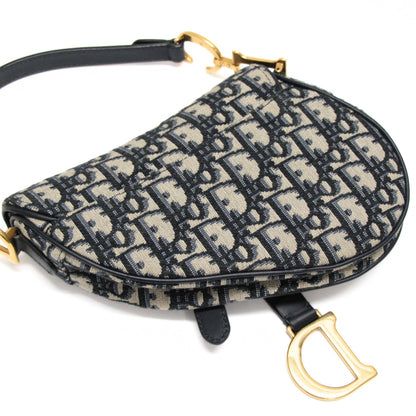 Christian Dior Small Saddle Trotter Bag Navy Size ONE SIZE