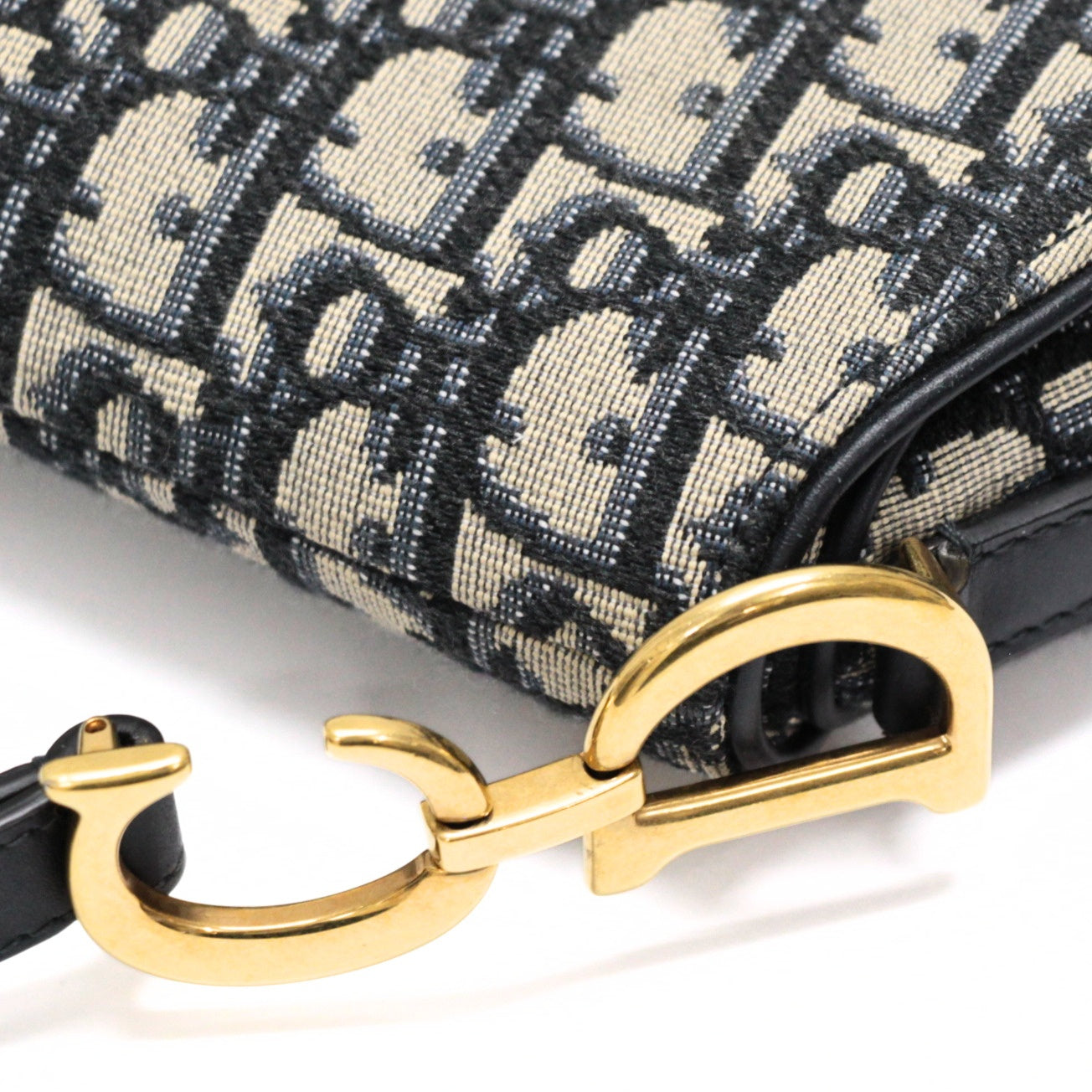 Christian Dior Small Saddle Trotter Bag Navy Size ONE SIZE