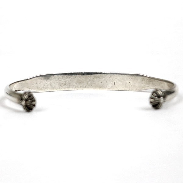 CHROME HEARTS Logo Flat Bangle Silver 925 Size ONE SIZE