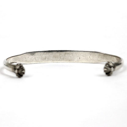 CHROME HEARTS Logo Flat Bangle Silver 925 Size ONE SIZE