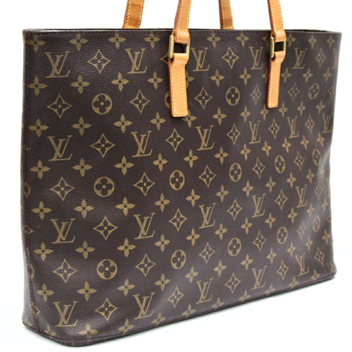 LOUIS VUITTON Reco Monogram Shoulder Bag Brown Size ONE SIZE
