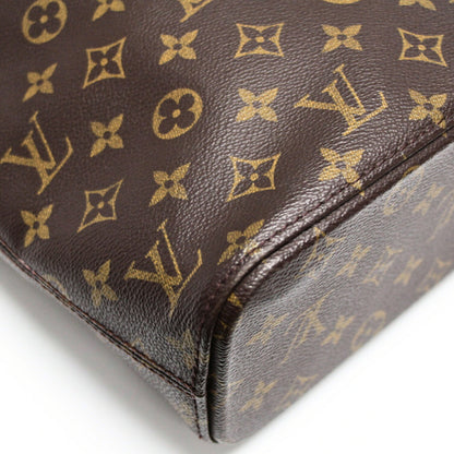 LOUIS VUITTON Reco Monogram Shoulder Bag Brown Size ONE SIZE