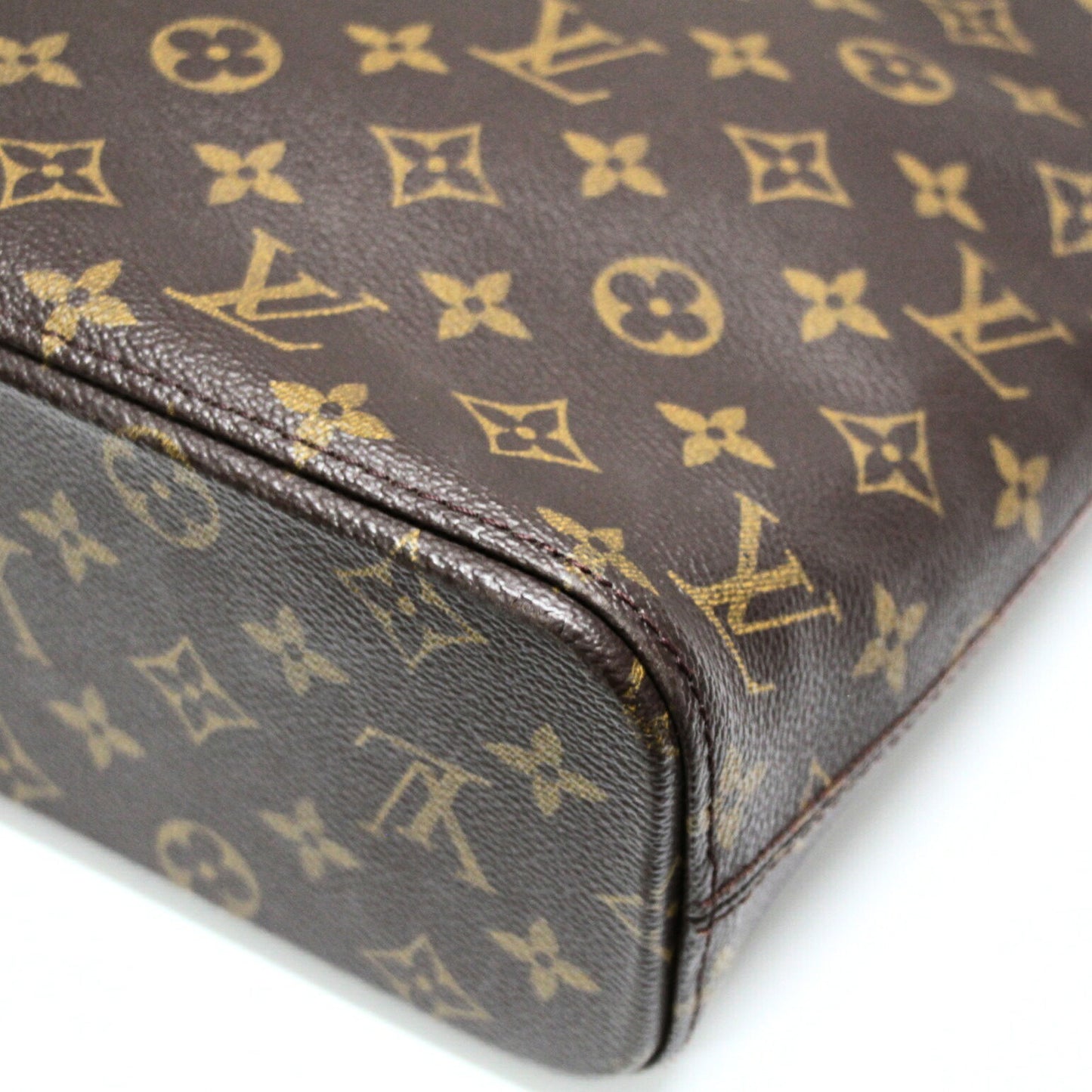 LOUIS VUITTON Reco Monogram Shoulder Bag Brown Size ONE SIZE