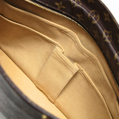 LOUIS VUITTON Reco Monogram Shoulder Bag Brown Size ONE SIZE