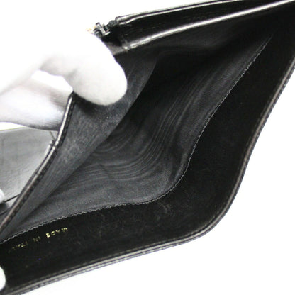 CHANEL Coco Mark Caviar Skin Wallet Black Size ONE SIZE
