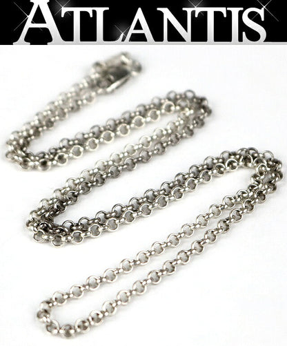 CHROME HEARTS Roll Chain 18-inch Necklace Size ONE SIZE