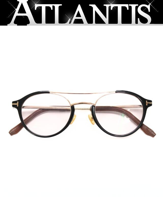 TOM FORD Brown Plastic Optical Glasses Size ONE SIZE