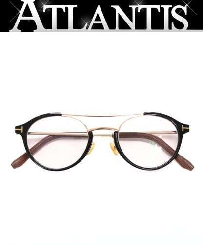 TOM FORD Brown Plastic Optical Glasses Size ONE SIZE