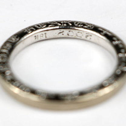 CHROME HEARTS 18K WG NTFL Ring Silver Size ONE SIZE