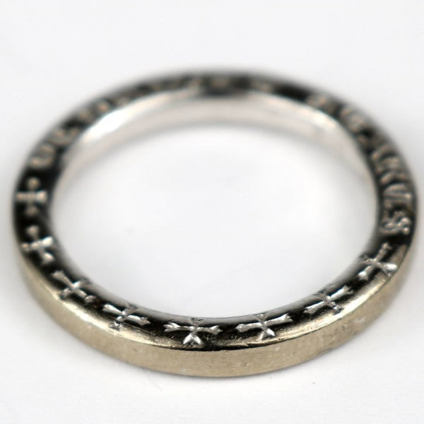 CHROME HEARTS 18K WG NTFL Ring Silver Size ONE SIZE