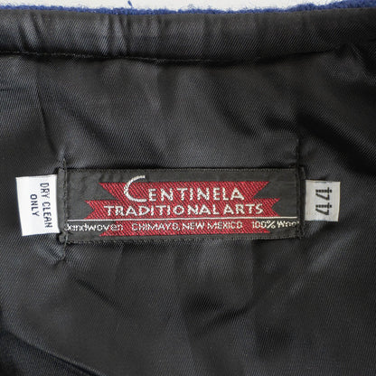 CENTINELA TRADITIONAL ARTS Chimayo vest Blue Size 44