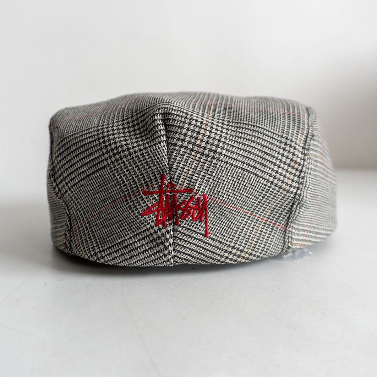 Stussy 90S Plaid flat cap Hat Size ONE SIZE