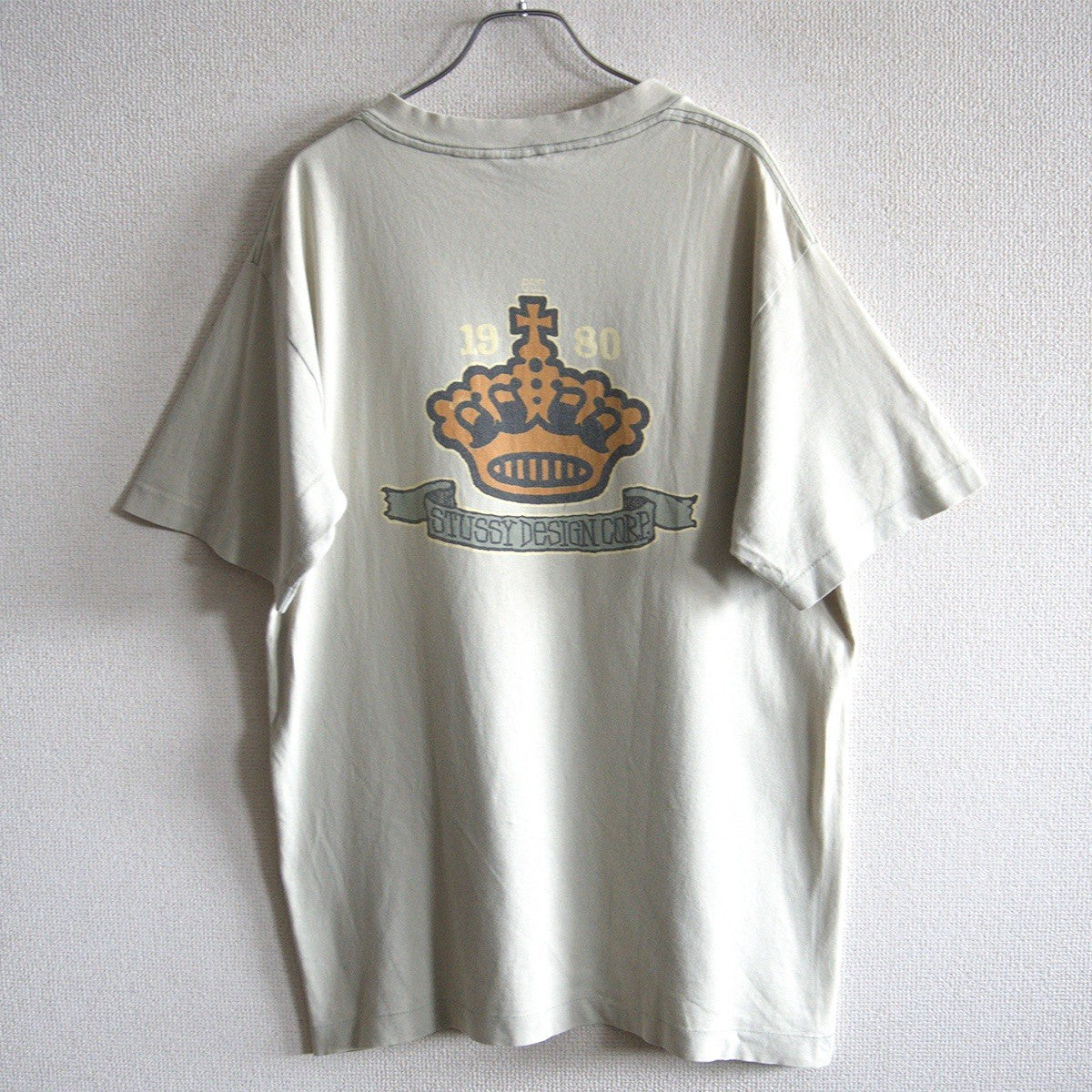 Stussy 80S Double-sided print T-shirt Size L