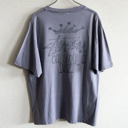 Stussy 90S Double-sided print T-shirt Size XL