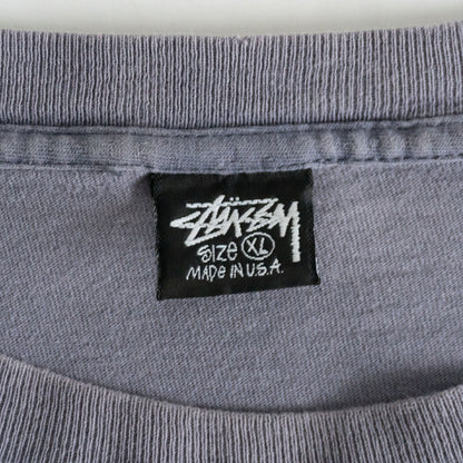 Stussy 90S Double-sided print T-shirt Size XL