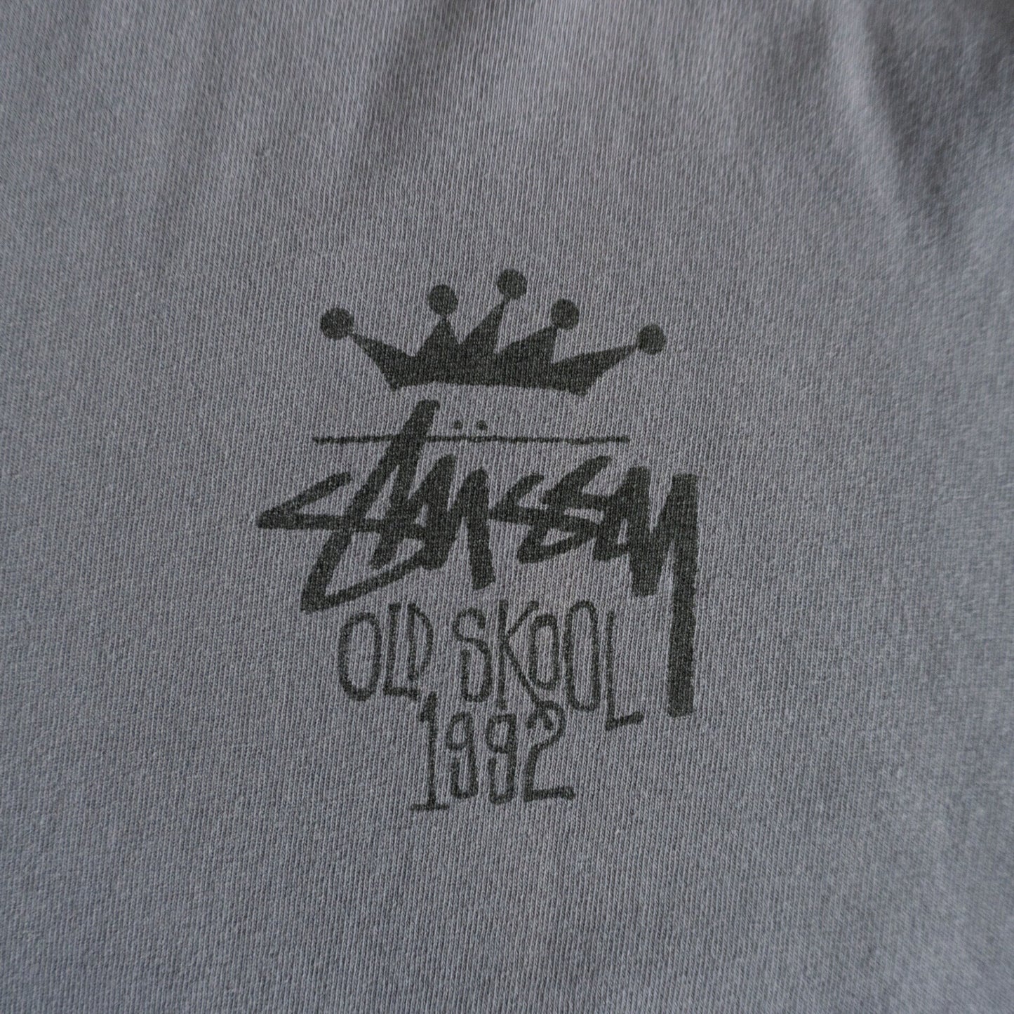 Stussy 90S Double-sided print T-shirt Size XL
