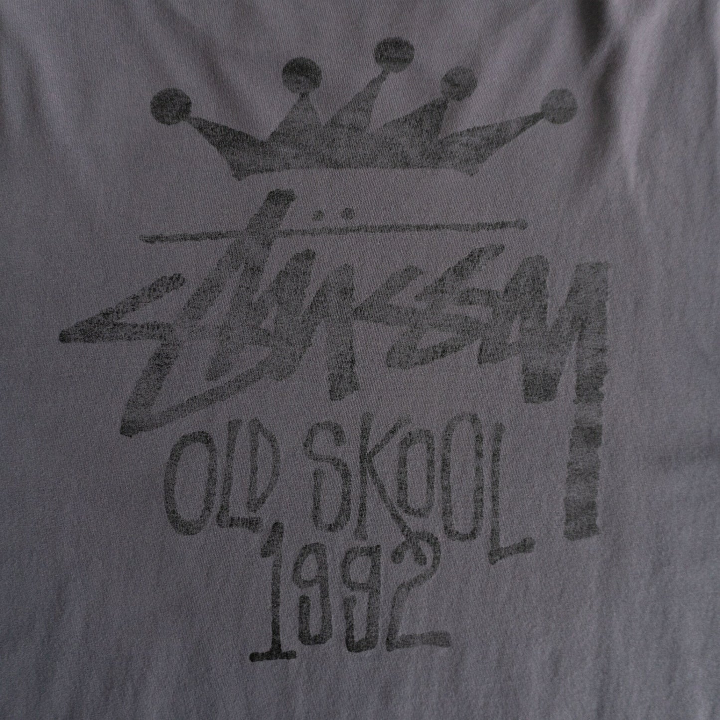 Stussy 90S Double-sided print T-shirt Size XL