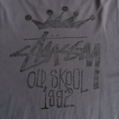 Stussy 90S Double-sided print T-shirt Size XL