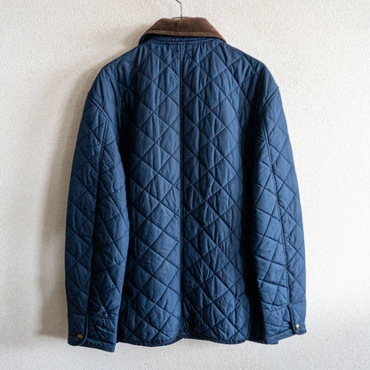 POLO RALPH LAUREN Corduroy Collar Quilted Jacket Navy Size M