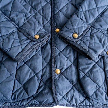 POLO RALPH LAUREN Corduroy Collar Quilted Jacket Navy Size M