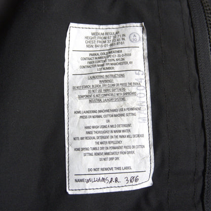 ECWCS GORE-TEX GEN2 Parka Jacket Black Size XL