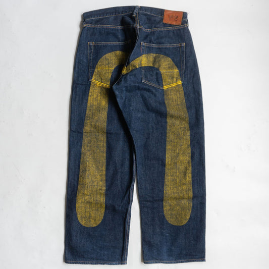 Evisu x LOT Lot 2001 Jeans Denim Pants Blue Size 36×35