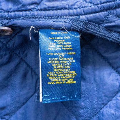 POLO RALPH LAUREN Corduroy Collar Quilted Jacket Navy Size M