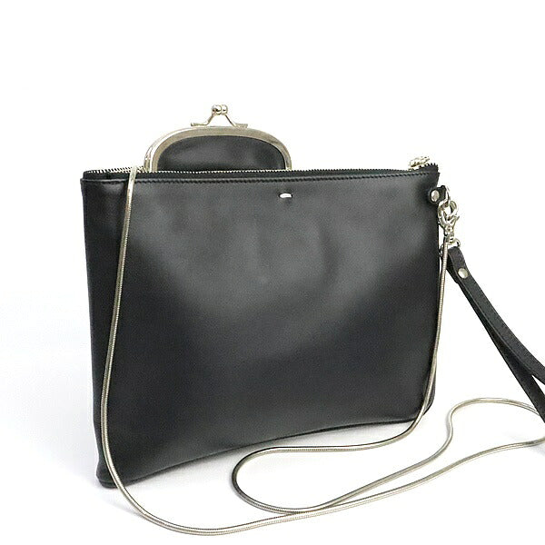 Maison Margiela Leather 2-Way Frame Bag Black Size ONE SIZE