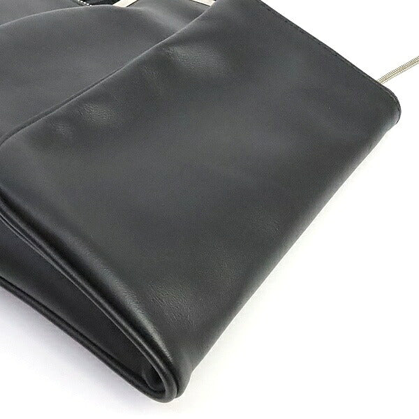 Maison Margiela Leather 2-Way Frame Bag Black Size ONE SIZE