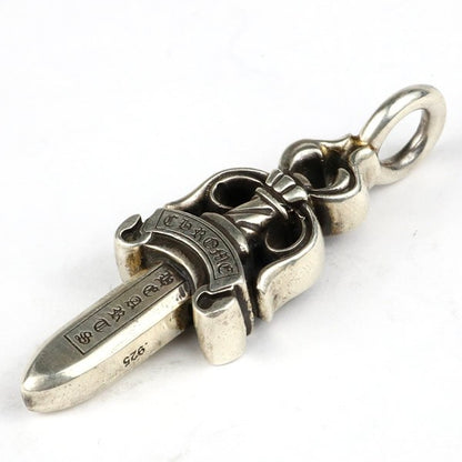CHROME HEARTS Double Dagger Silver 925 Pendant Size ONE SIZE