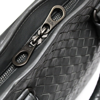 BOTTEGA VENETA Intrecciato Briefcase Gray Size ONE SIZE