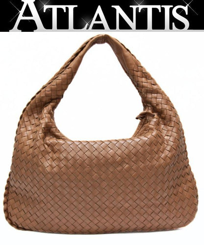 BOTTEGA VENETA Intrecciato Leather Bag Brown Size ONE SIZE
