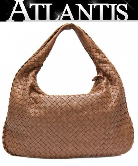 BOTTEGA VENETA Intrecciato Leather Bag Brown Size ONE SIZE