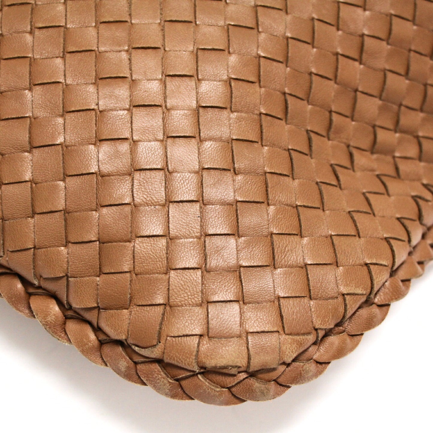 BOTTEGA VENETA Intrecciato Leather Bag Brown Size ONE SIZE
