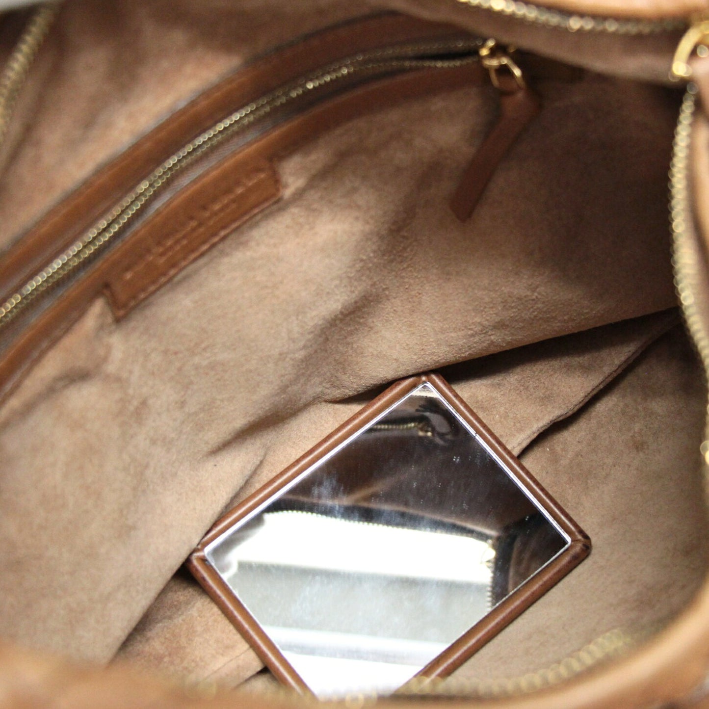 BOTTEGA VENETA Intrecciato Leather Bag Brown Size ONE SIZE