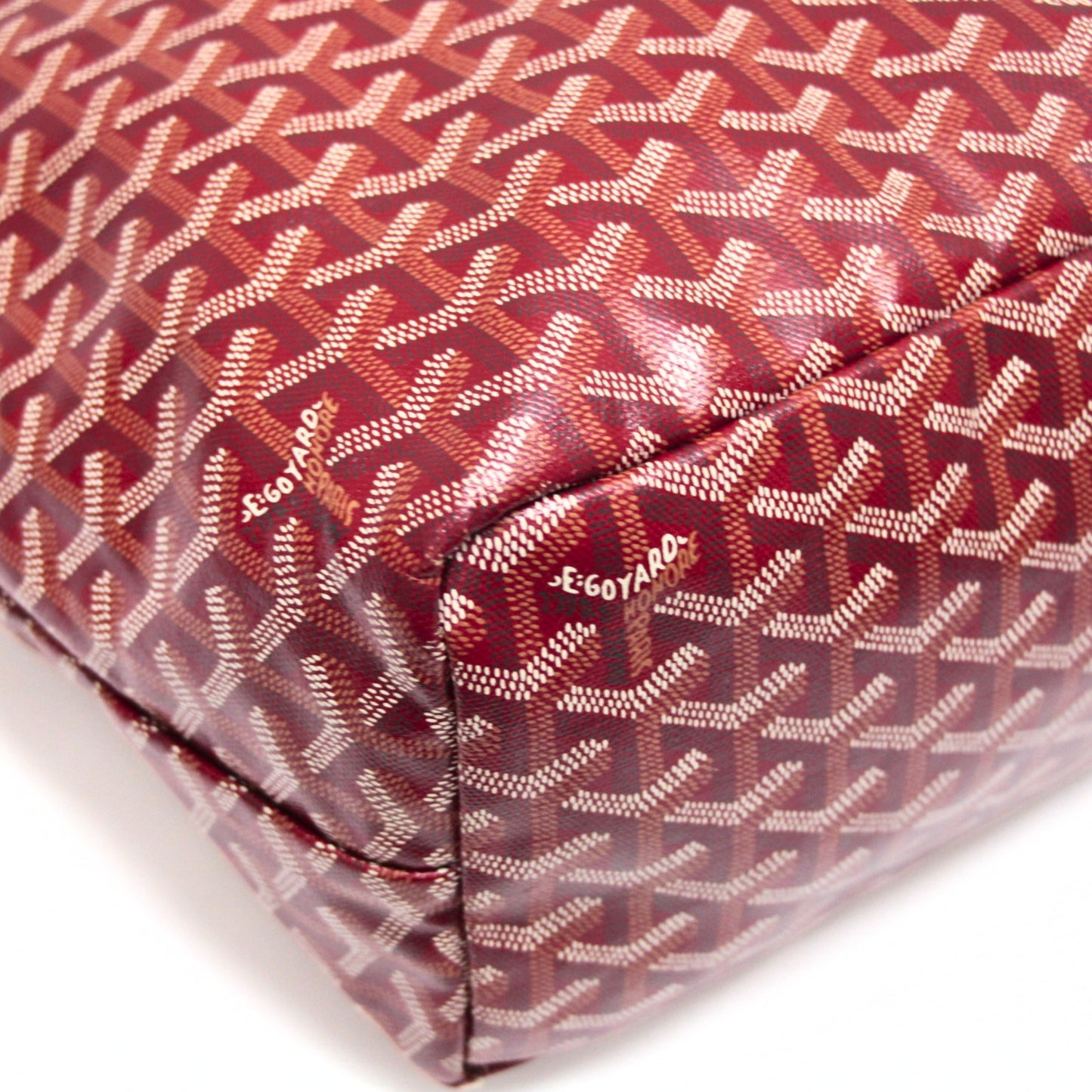GOYARD St. Louis PM Goyardine Canvas Bag Red Size ONE SIZE