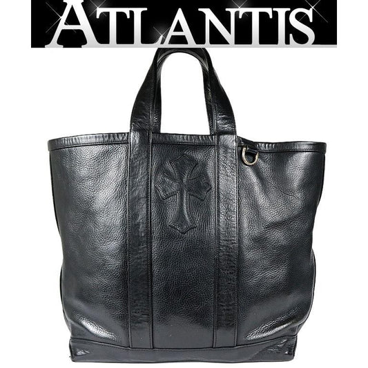 CHROME HEARTS UA 10th Anniv Leather Bag Black Size ONE SIZE
