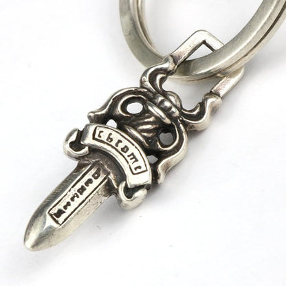 CHROME HEARTS Large Cross Split Keyring Silver Size ONE SIZE