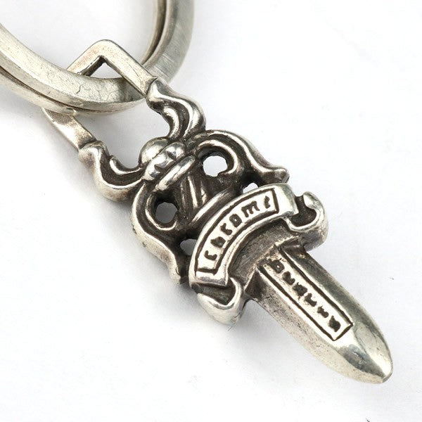 CHROME HEARTS Large Cross Split Keyring Silver Size ONE SIZE