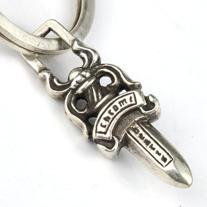 CHROME HEARTS Large Cross Split Keyring Silver Size ONE SIZE
