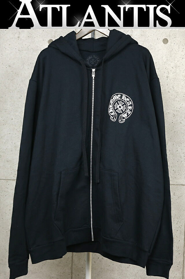 CHROME HEARTS Osaka Exclusive Zip Hoodie Black Size XXL