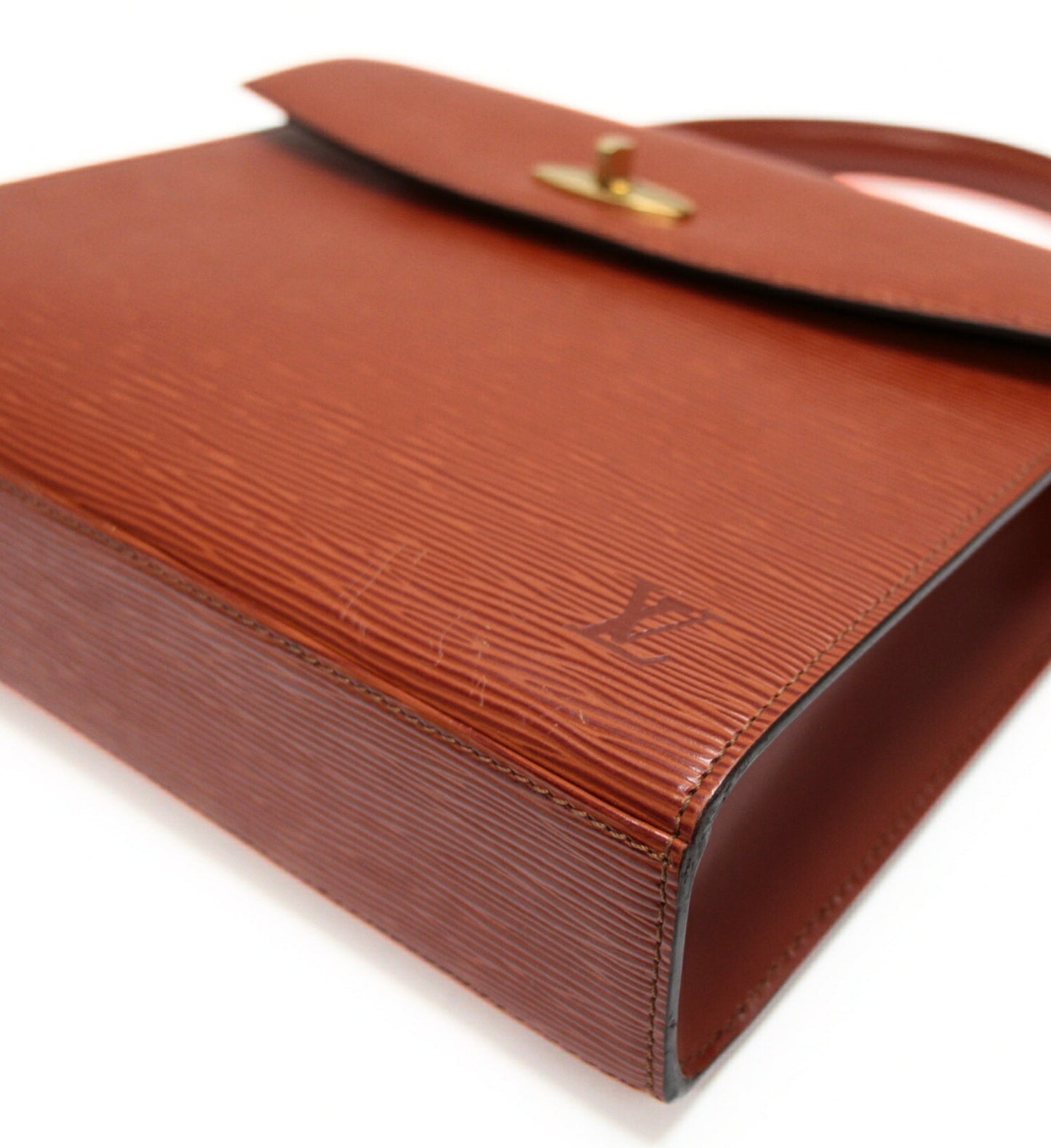 Louis Vuitton Epi Kenya Brown Handbag Bag Size ONE SIZE