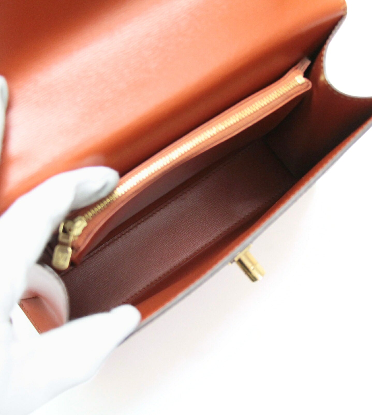 Louis Vuitton Epi Kenya Brown Handbag Bag Size ONE SIZE