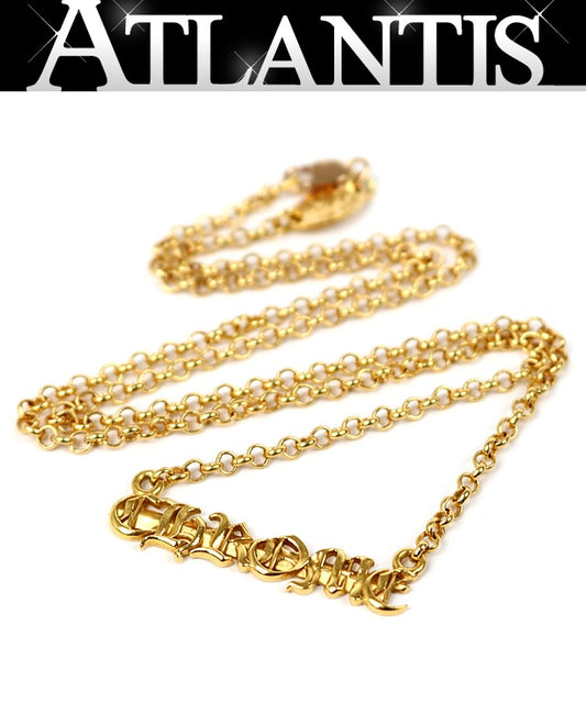 CHROME HEARTS 22K CHROME Logo Chain Necklace Size ONE SIZE